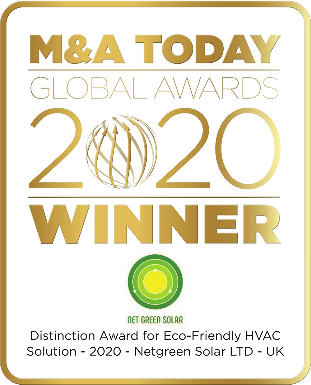 2020 award - netgreen.solar