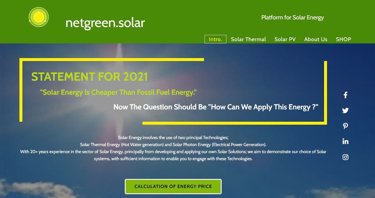 netgreen.solar - home page